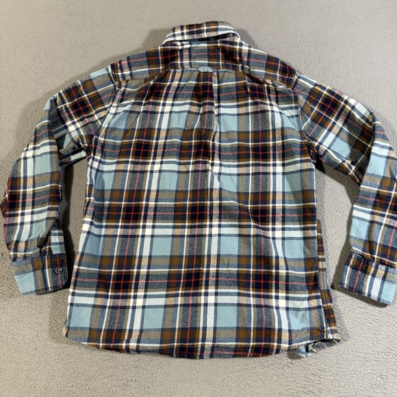Eddie Bauer Other - Eddie Bauer Flannel Shirt Mens Medium‎ Blue Brown Plaid Button Up Long Sleeve